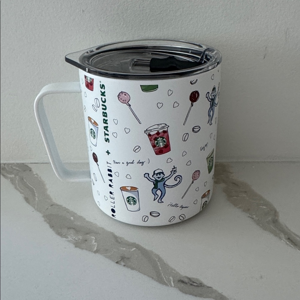 NEW Starbucks x Roller Rabbit 12 oz Mug